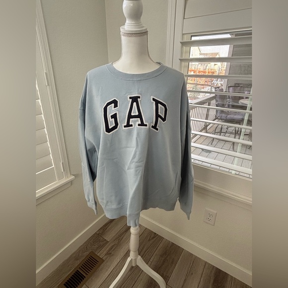 GAP Tops - GAP Light Blue Sweatshirt